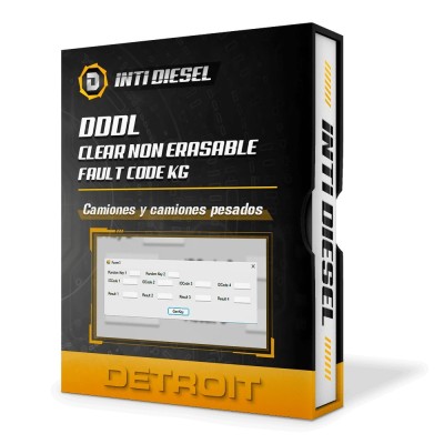 DDDL CLEAR NON ERASABLE FAULT CODE KG