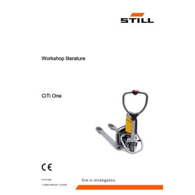 STILL CiTi One Pallet Truck Operator's Manual – PDF