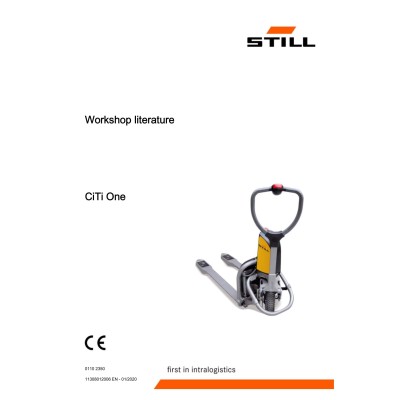 STILL CiTi One Pallet Truck Operator's Manual – PDF