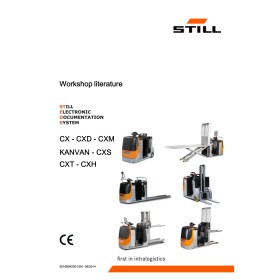 STILL CX CXD CXM CXS CXT CXH KANVAN – PDF Workshop Manual