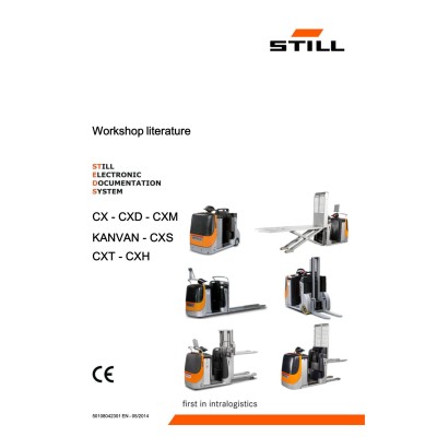 STILL CX CXD CXM CXS CXT CXH KANVAN – PDF Workshop Manual