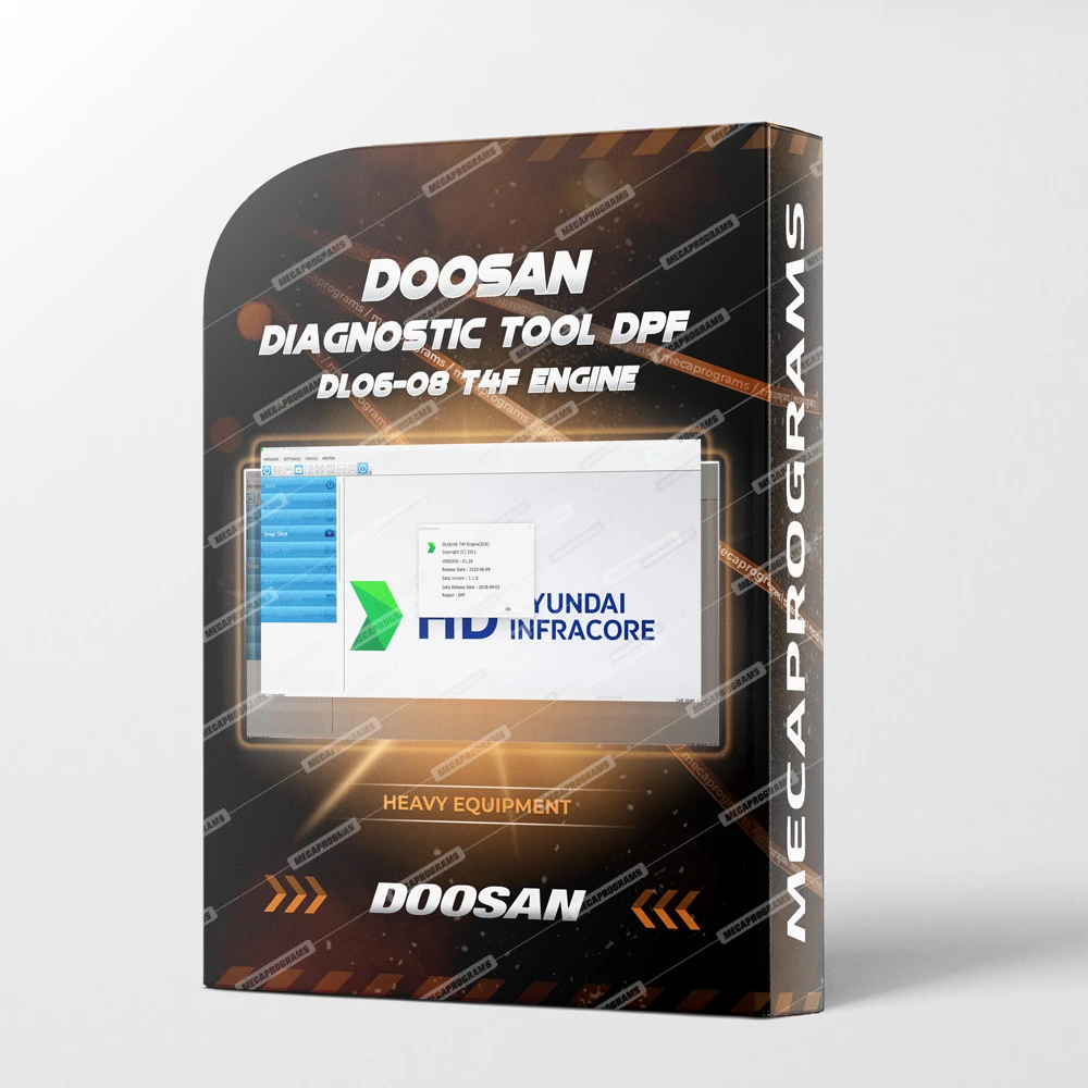 DOOSAN DIAGNOSTIC TOOL DPF DL06-08 T4F ENGINE