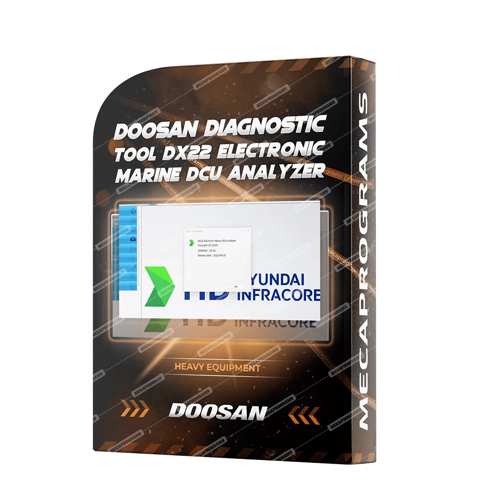 DOOSAN DIAGNOSTIC TOOL DX22 ELECTRONIC MARINE DCU ANALYZER