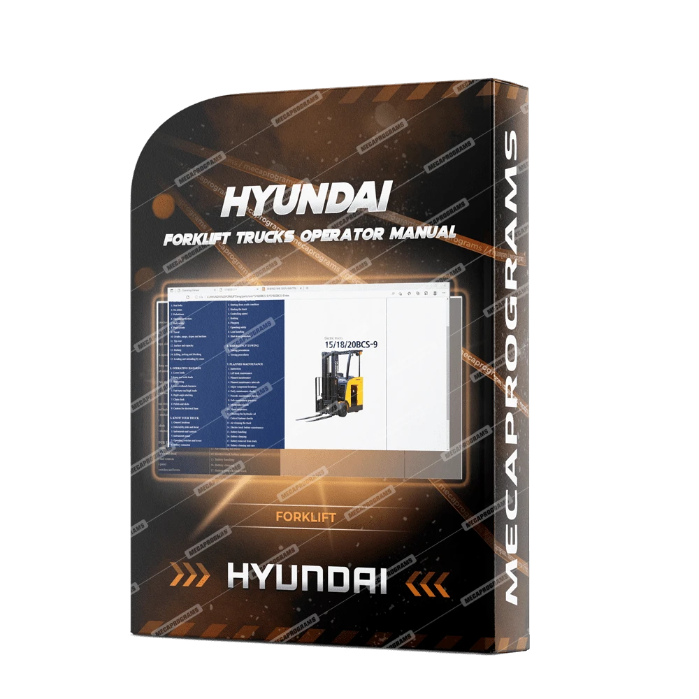 HYUNDAI FORKLIFT TRUCKS OPERATOR MANUAL