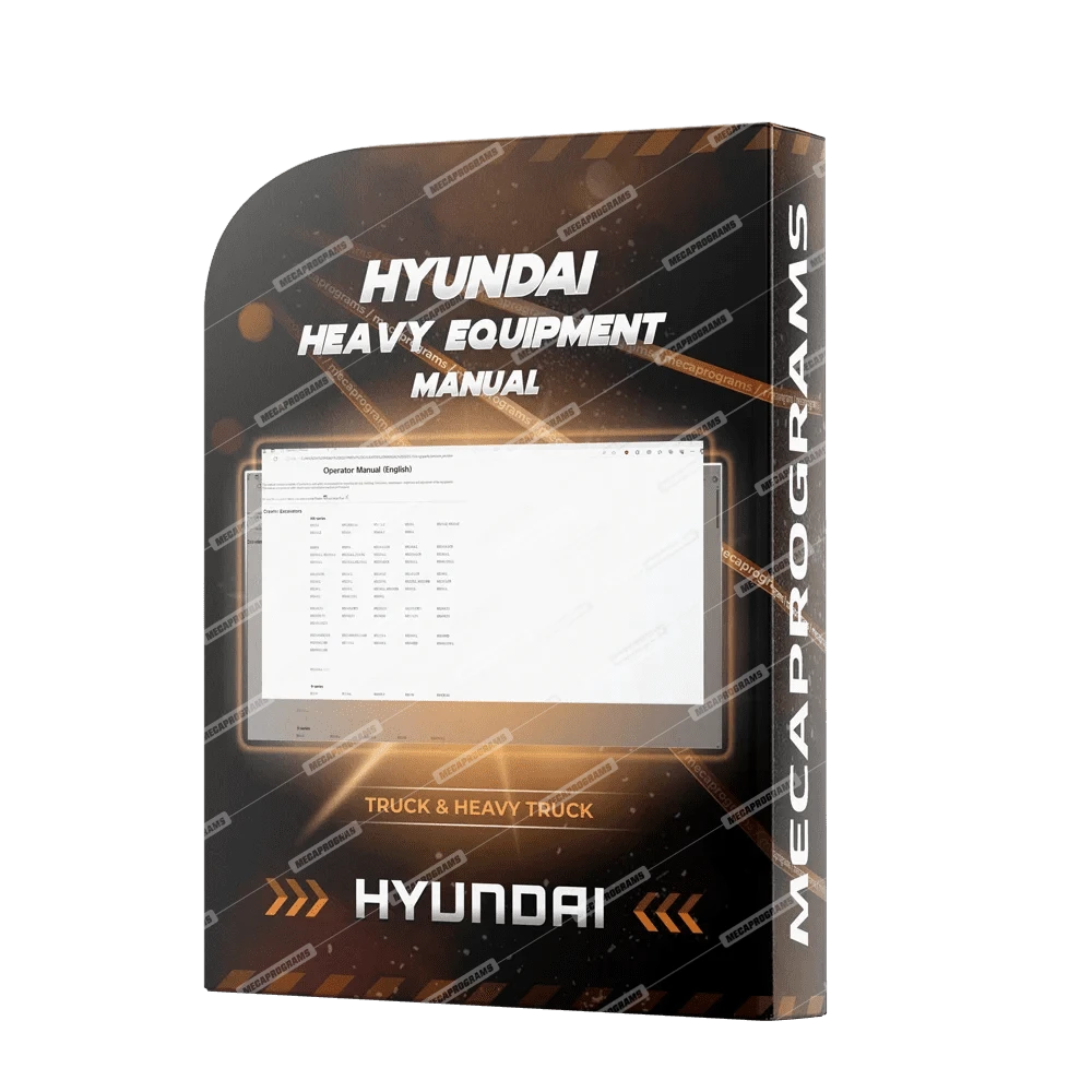 HYUNDAI HEAVY EQUIPMENT OPERATOR MANUAL