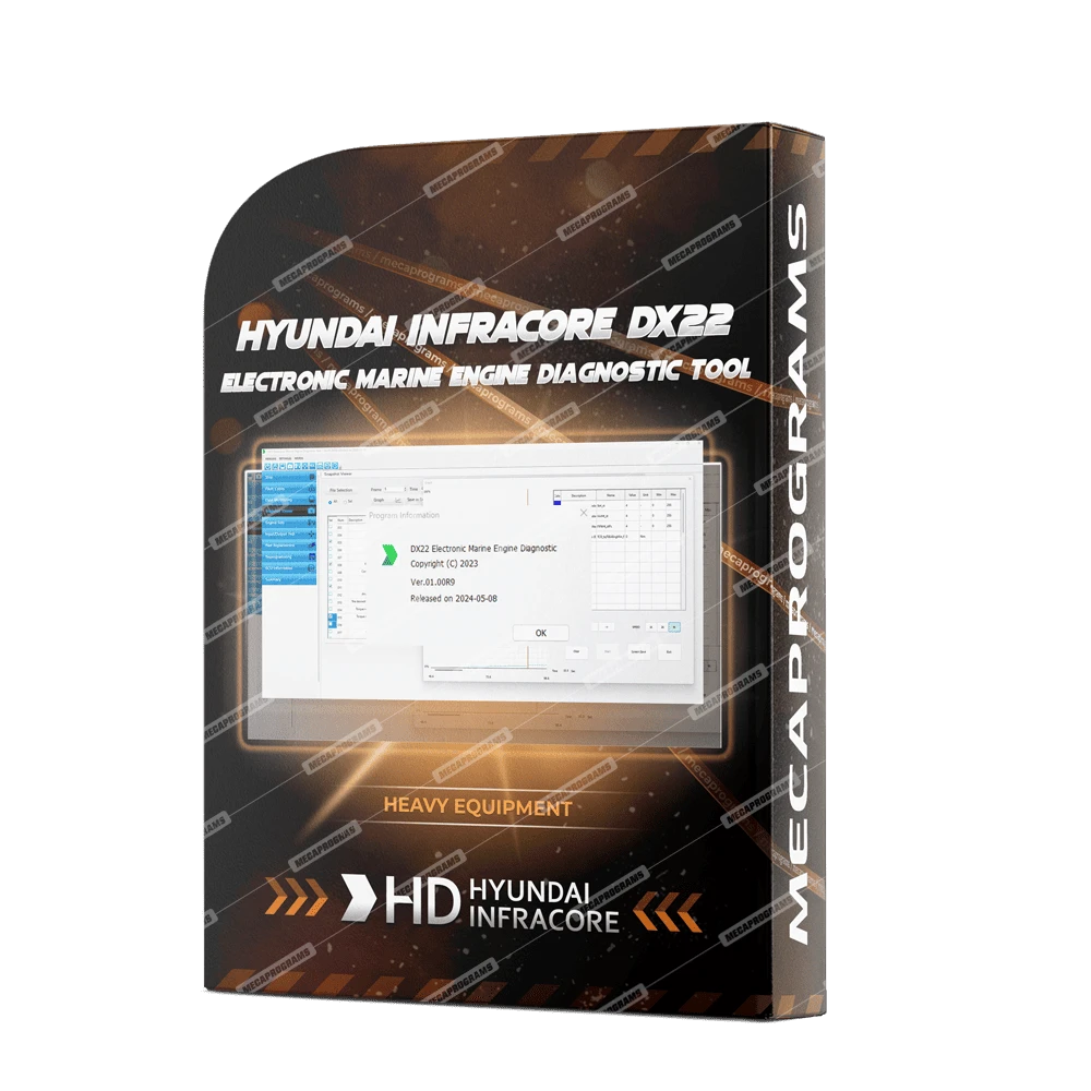 HYUNDAI INFRACORE DX22 ELECTRONIC MARINE ENGINE DIAGNOSTIC TOOL
