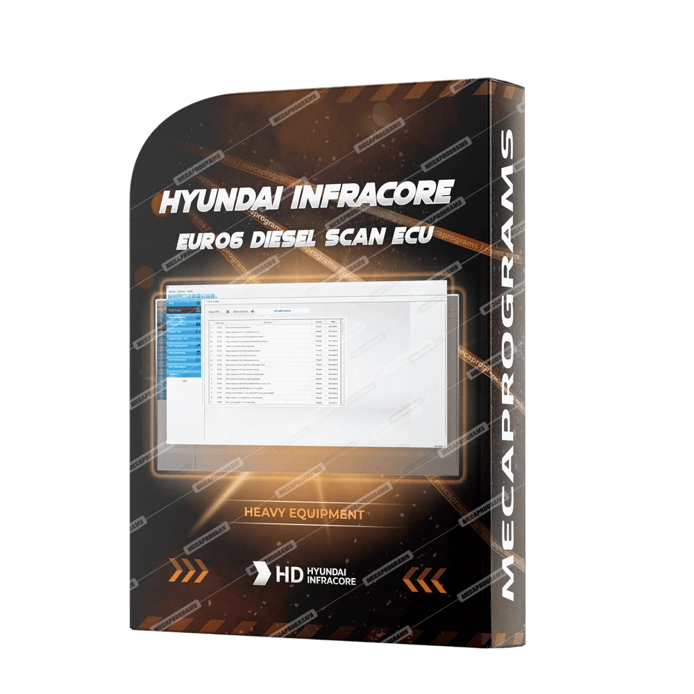 HYUNDAI INFRACORE EURO6 DIESEL SCAN ECU