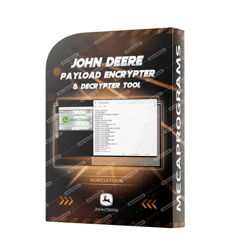 JOHN DEERE PAYLOAD ENCRYPTER & DECRYPTER TOOL