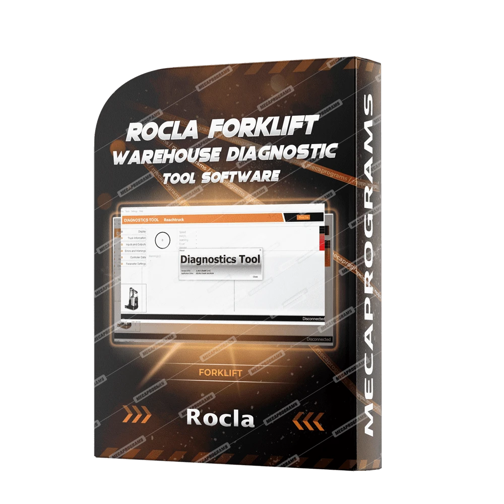ROCLA FORKLIFT WAREHOUSE DIAGNOSTIC TOOL SOFTWARE
