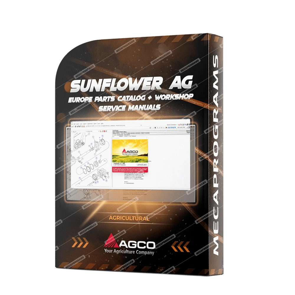 SUNFLOWER AG EUROPE PARTS CATALOG & WORKSHOP SERVICE MANUALS
