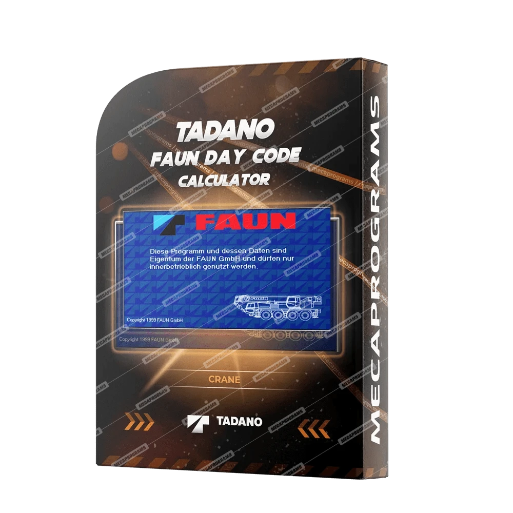 TADANO FAUN DAY CODE CALCULATOR