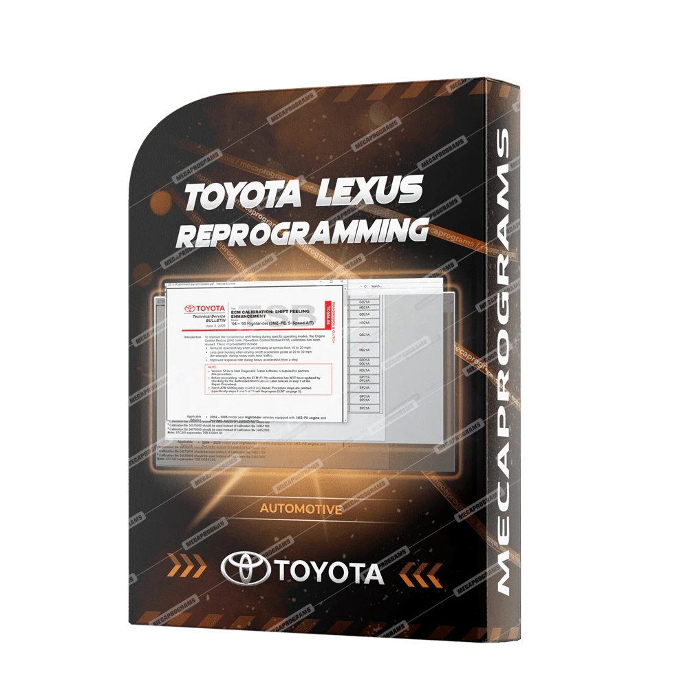 TOYOTA LEXUS REPROGRAMMING